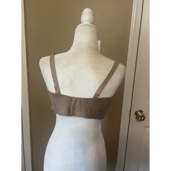 Aisilin Minimizer Underwire Bra Size 40 F/ DDD Oatmeal Heather Non-Padded Smooth - Picture 2 of 8